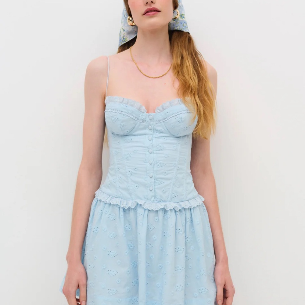 For Love & Lemons Marlowe Mini Dress